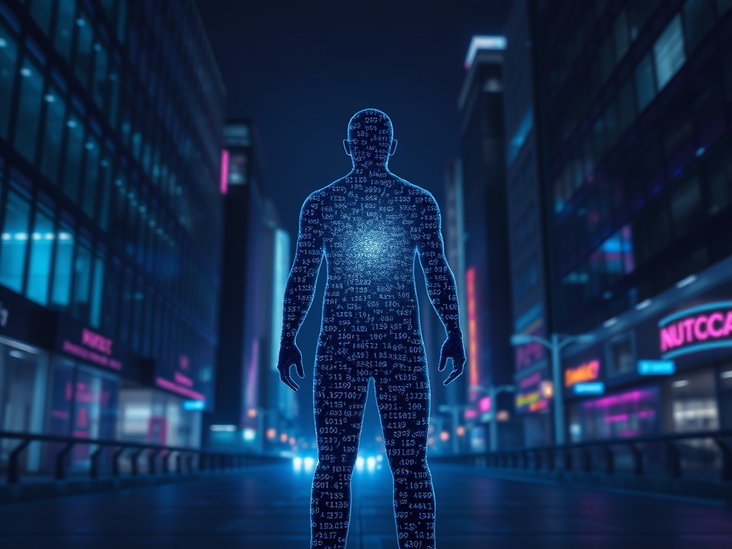 Book cover for The Digital Ghost